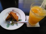オレンジジュースとキャラメルポワール